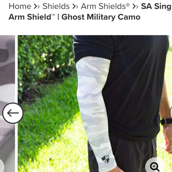 Arm shields camo ghost pair - Picture 3 of 4